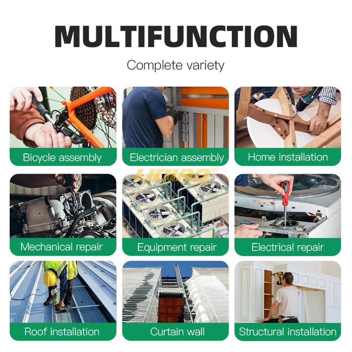 Lidiao 35Pcs Screwdriver Drill Bit Set Magnetic Bit Hexagon Socket Set With Included Storage Case Multifunction Repair Tool Kit product image showing features or usage