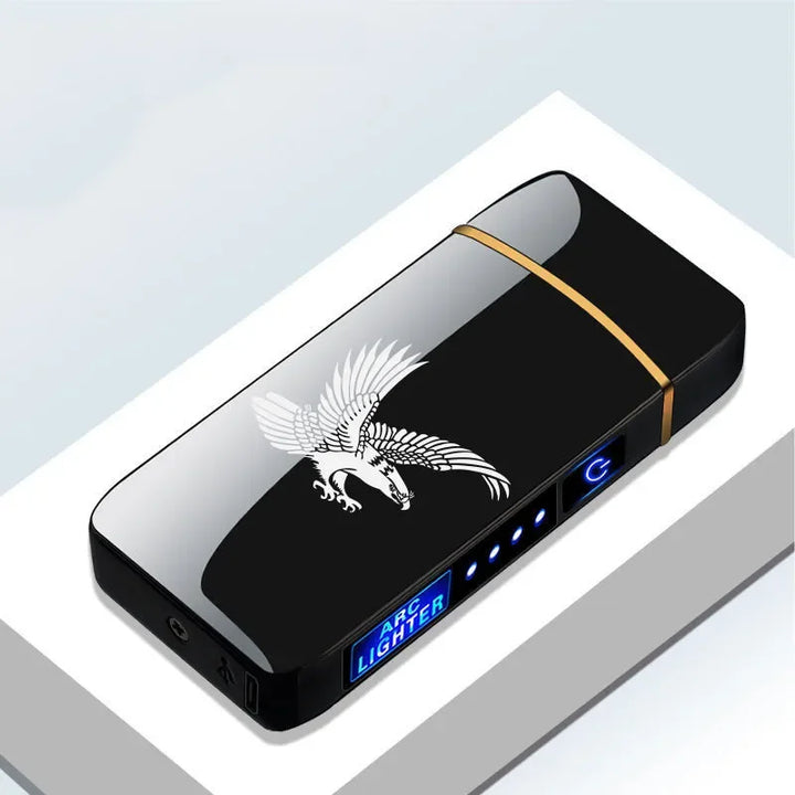 SmartGearPros Windproof Electric Plasma Lighter – Rechargeable, Flameless & USB Powered for Camping or Everyday Carry