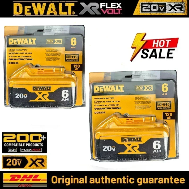 SmartGearPros DeWalt Flexvolt 20V Battery & Fast Charger - 6.0Ah High-Capacity