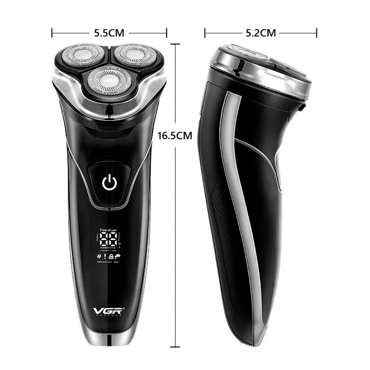 SmartGearPros Waterproof Electric Shaver – Fast Charging, Rechargeable Beard Trimmer & Shaving Machine