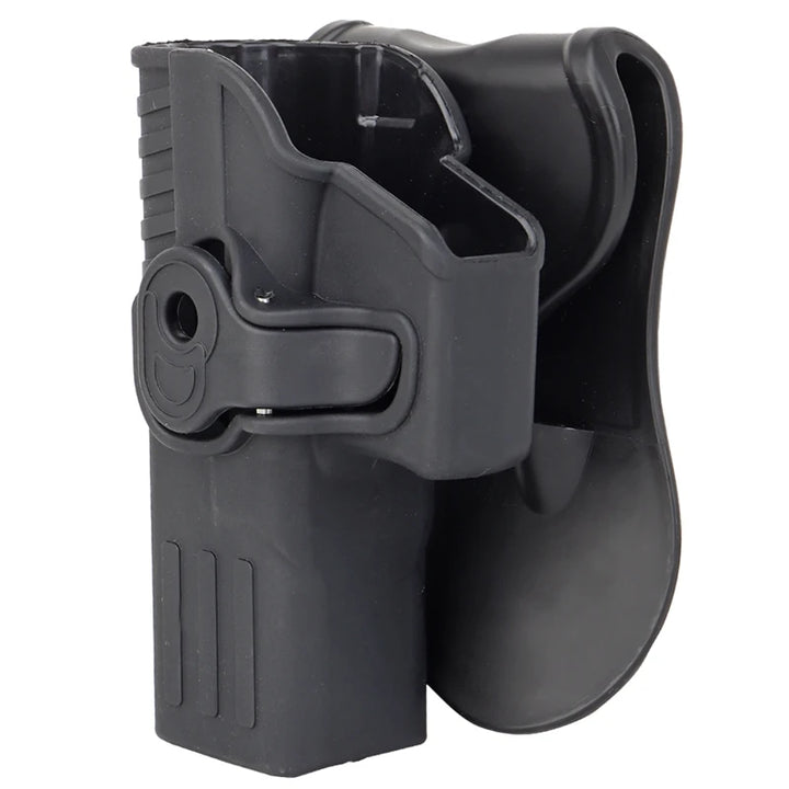 SmartGearPros Tactical Gun Holster for Glock 17/19 - Quick Locking Belt Pistol Holster