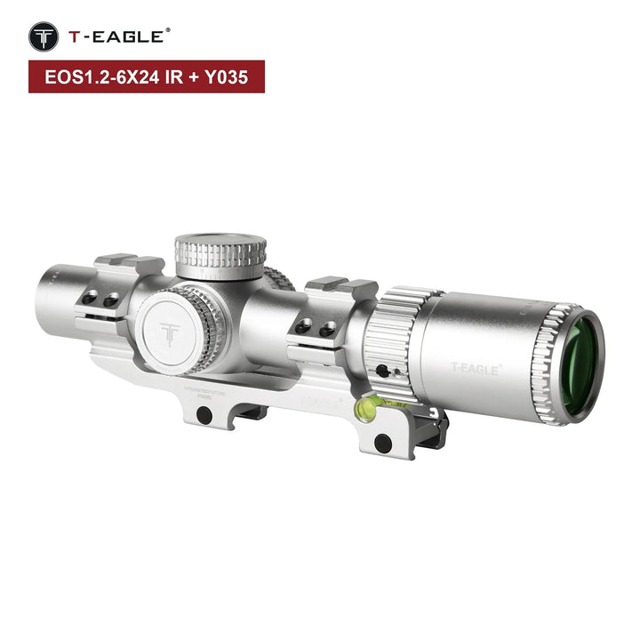 SmartGearPros T-EAGLE EOS 1.2-6 X24 IR Tactical LPVO Riflescope - Hunting Optical Collimator Air Gun