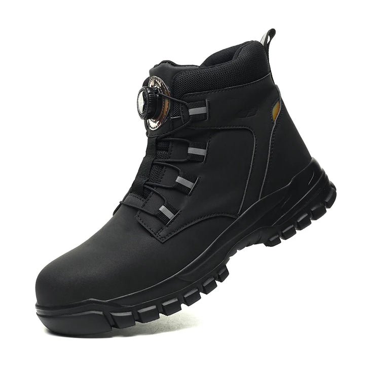 SmartGearPros Indestructible Steel-Toe Boots – Waterproof Safety Footwear for Rugged Work & Weather