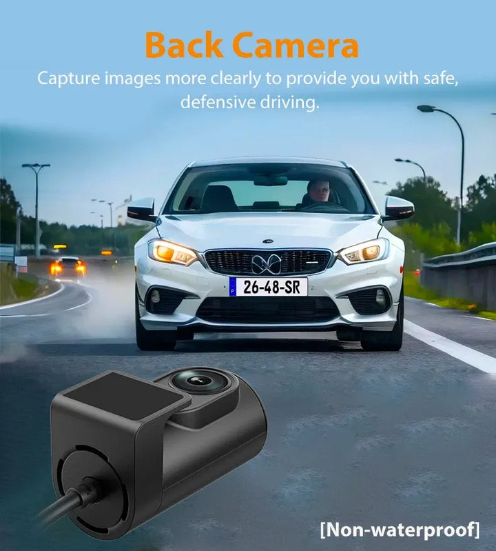 SmartGearPros EKLEVA 4K Ultra Dash Cam – Dual Lens, Night Vision, WiFi & G-Sensor for Ultimate Road Safety