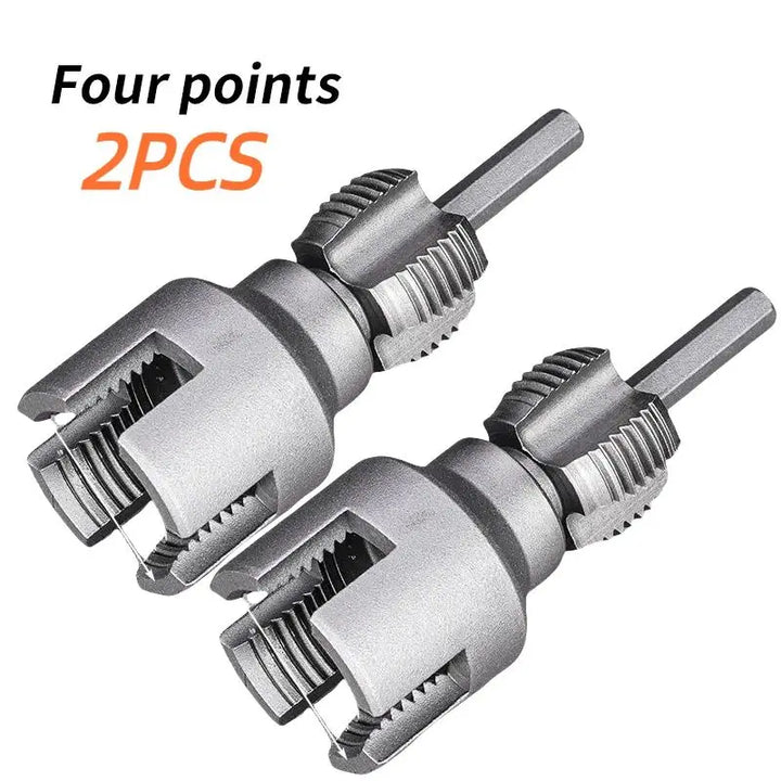 SmartGearPros DN15/DN20 Double-Ended Pipe Threading Tool - Electric Drill Adapter
