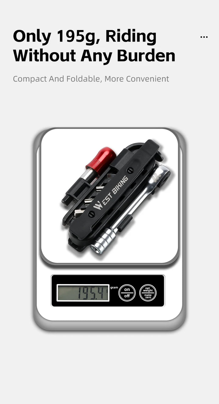 Multifunctional ratchet tool kit image angle 17