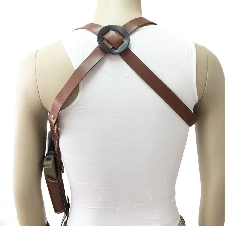Tactical Leather Shoulder Holster – Concealed Underarm Carry System
