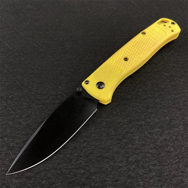SmartGearPros BM 535 Bugout Multi EDC Folding Knife - Grivory Handle Ultra Lightweight Tactical