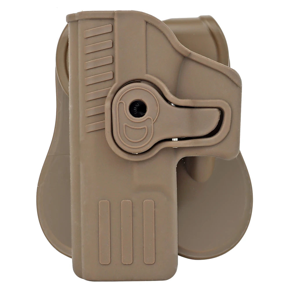 SmartGearPros Tactical Gun Holster for Glock 17/19 - Quick Locking Belt Pistol Holster