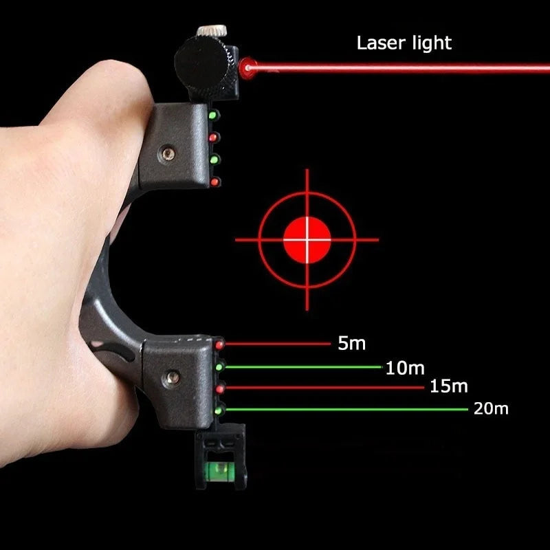 SmartGearPros New Outdoor Hunting Shooting Slingshot - Laser Aiming System for Precision