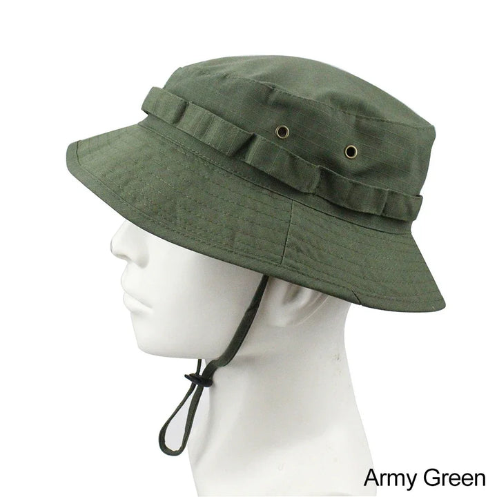 SmartGearPros Camouflage Boonie Hat - Bucket Hat Unisex Polyester for Outdoor Hunting Hiking Fishing Climbing Summer