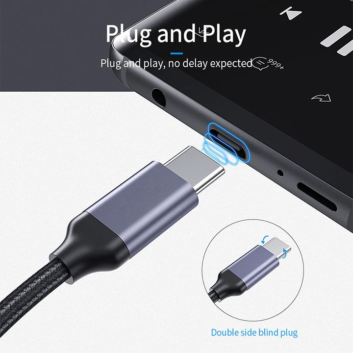 SmartGearPros USB-C to 3.5mm Adapter – 2-in-1 Audio + Charging Converter for Type-C Devices