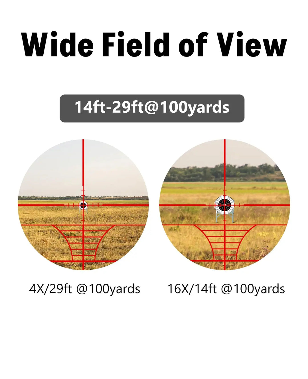 4-16x50 AO Rifle Scope Combo – Rangefinder, Red Dot & Green Laser