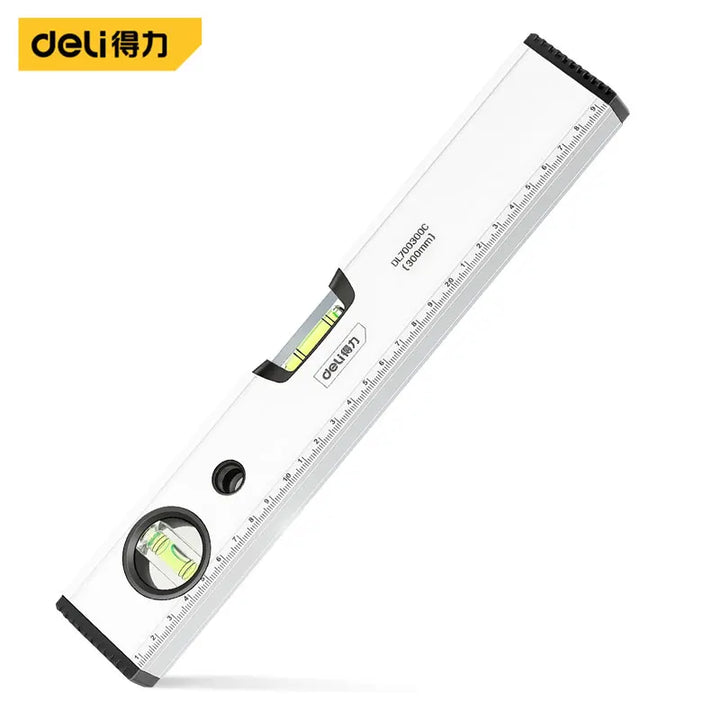 SmartGearPros Precision Spirit Level Ruler – Non-Magnetic Aluminum 300mm–600mm Straight Edge Tool