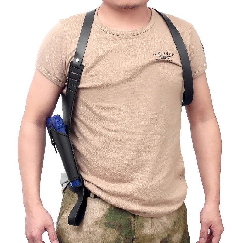 Tactical Leather Shoulder Holster – Concealed Underarm Carry System