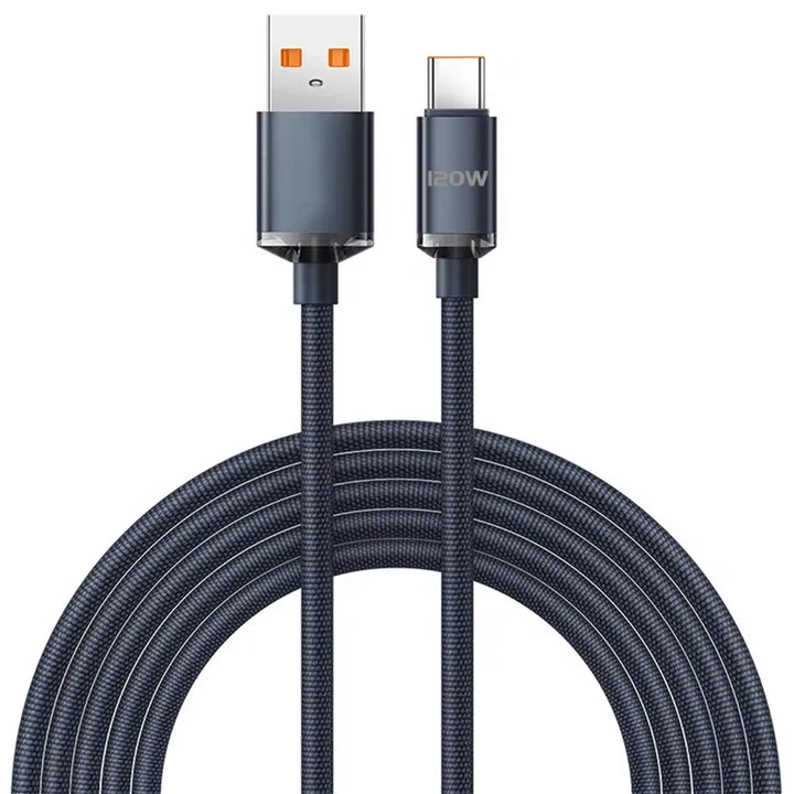 SmartGearPros SmartGearPros 120W USB C Fast Charger Cable – Super-Fast PD Charging, Reinforced & Tangle-Free for Samsung, Xiaomi, Huawei & More