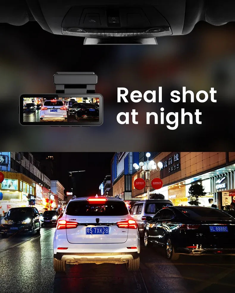 SmartGearPros EKLEVA 4K Ultra Dash Cam – Dual Lens, Night Vision, WiFi & G-Sensor for Ultimate Road Safety
