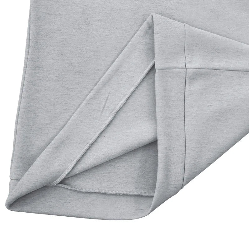 Men's Heavy Fleece Sweater - Half-Zip Stand Collar Pullover