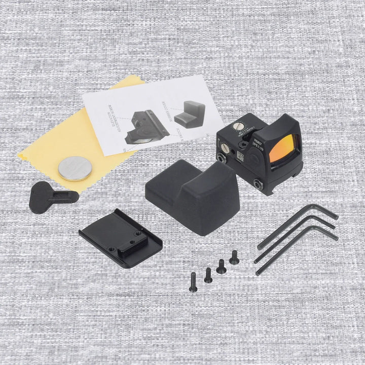 LAMBUL 4x32 Magnifier Scope with Red/Green Dot Sight & Killflash