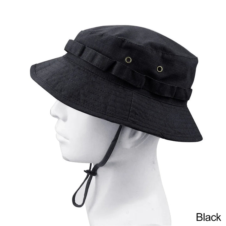 SmartGearPros Camouflage Boonie Hat - Bucket Hat Unisex Polyester for Outdoor Hunting Hiking Fishing Climbing Summer