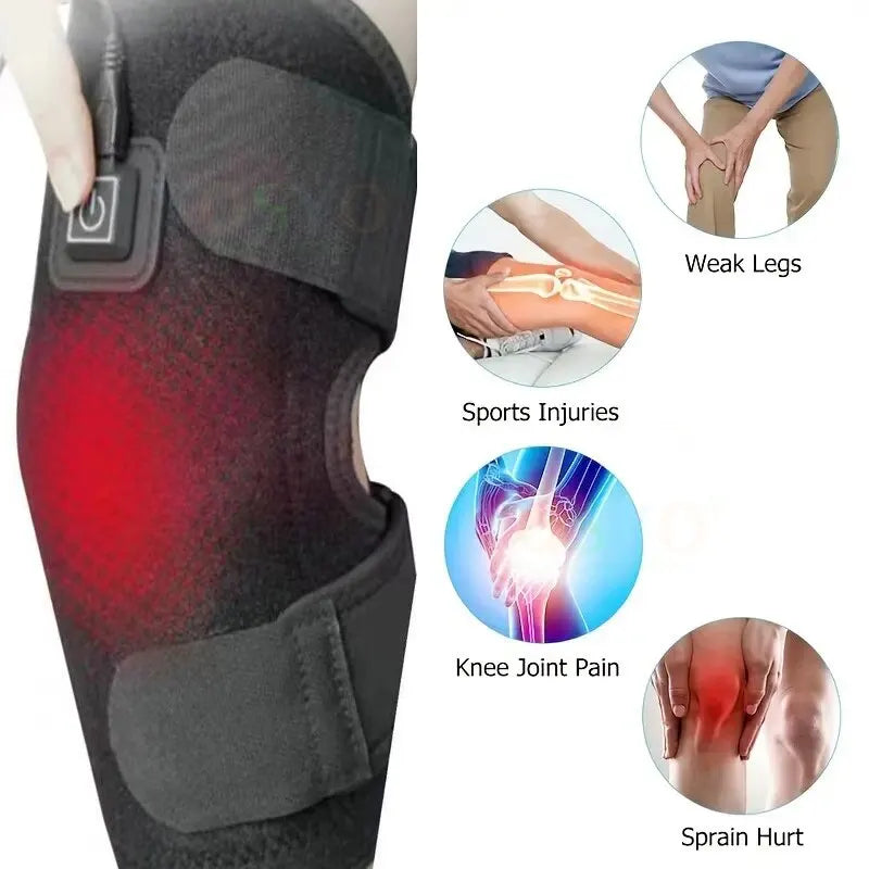 SmartGearPros Electric Heated Knee Pad – Pain Relief & Joint Support for Arthritis & Injury Recovery