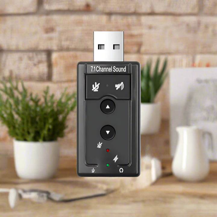 SmartGearPros USB Mini Sound Card – External Audio Adapter for 3.5mm Jack 🎧🔊