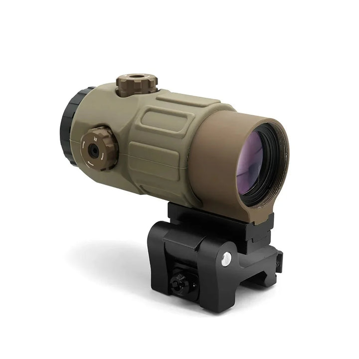 EVOLUTION GEAR G45 Tactical Magnifier – 5x Flip-to-Side Scope