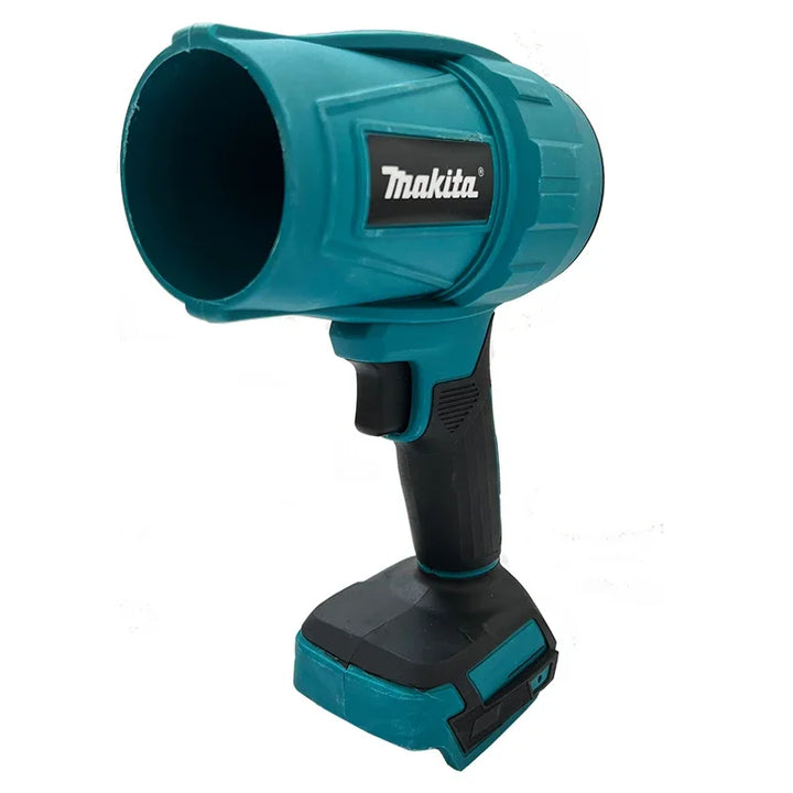 Makita cordless blower on a white background