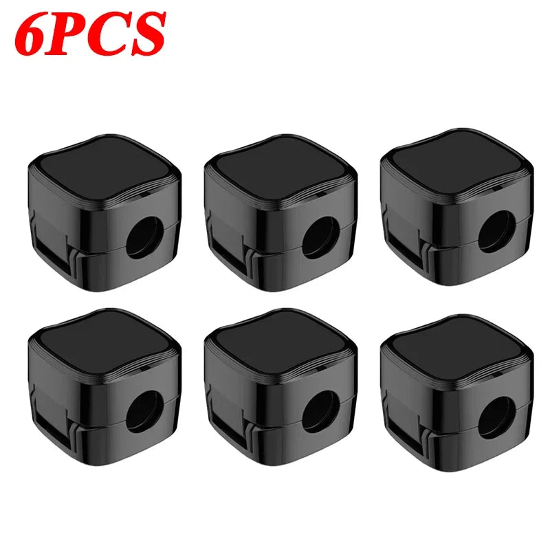 SmartGearPros Magnetic Cable Clip – Adhesive Cord Organizer with Snap-On Holders for Desk, Car & Wall Use