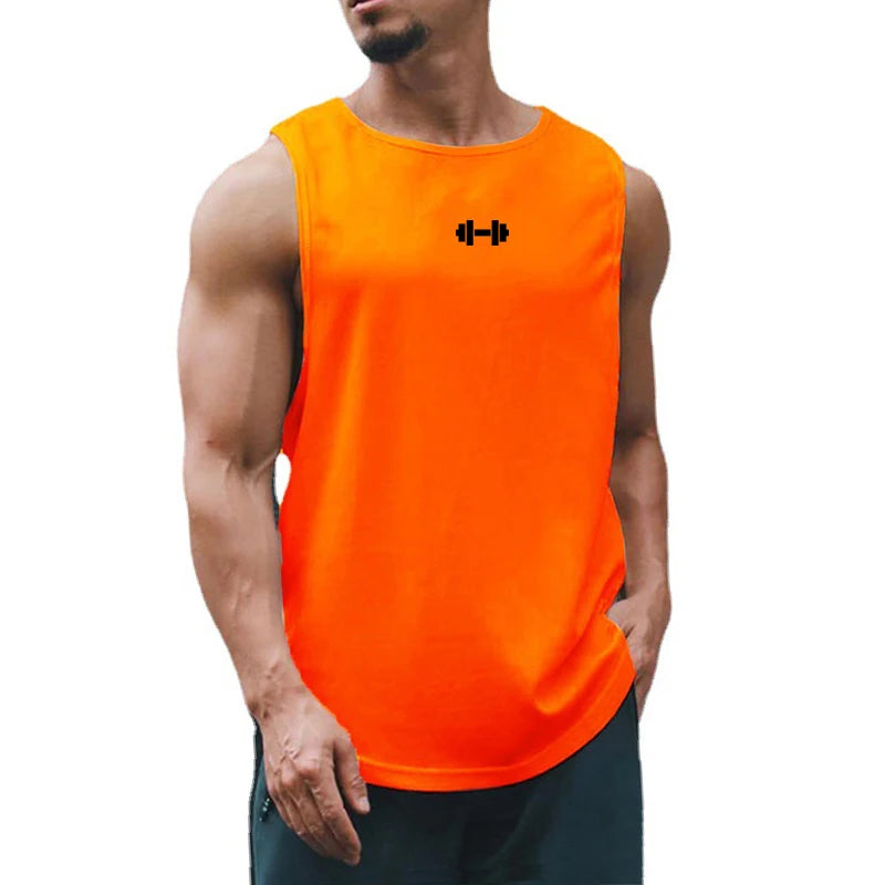 SmartGearPros Men's Gym Tank – Breathable, Sleeveless Muscle Tee for Summer Workouts