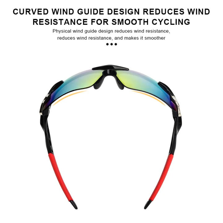 Riderace Sports Men Sunglasses Road Bicycle Glasses Mountain Cycling Riding Protection Goggles Eyewear Mtb Bike Sun Glasses product image showing features or usage