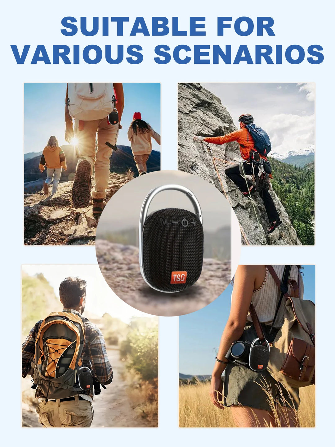 SmartGearPros TG321 Bluetooth Speaker – Portable Mini Wireless Speaker with Bold Sound & Modern Style