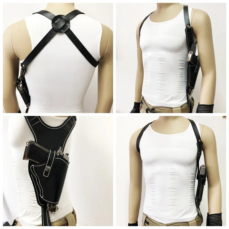 Tactical Leather Shoulder Holster – Concealed Underarm Carry System