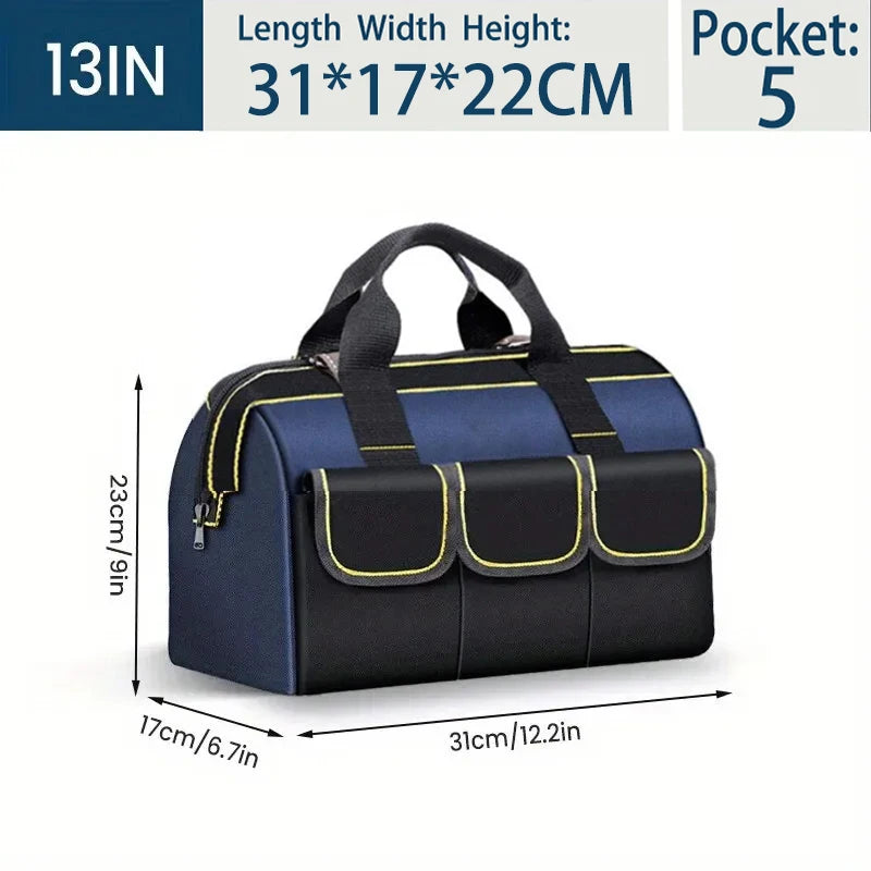 SmartGearPros 23-inch Heavy-Duty Tool Bag – Waterproof, Large Capacity, Multi-Pocket Organizer