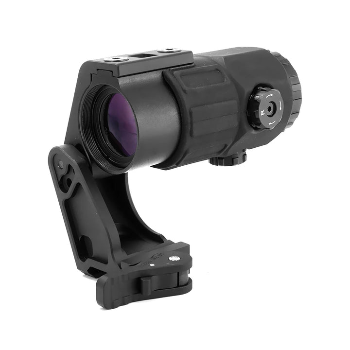 EVOLUTION GEAR G45 Tactical Magnifier – 5x Flip-to-Side Scope