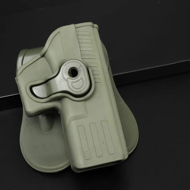 SmartGearPros Tactical Gun Holster for Glock 17/19 - Quick Locking Belt Pistol Holster