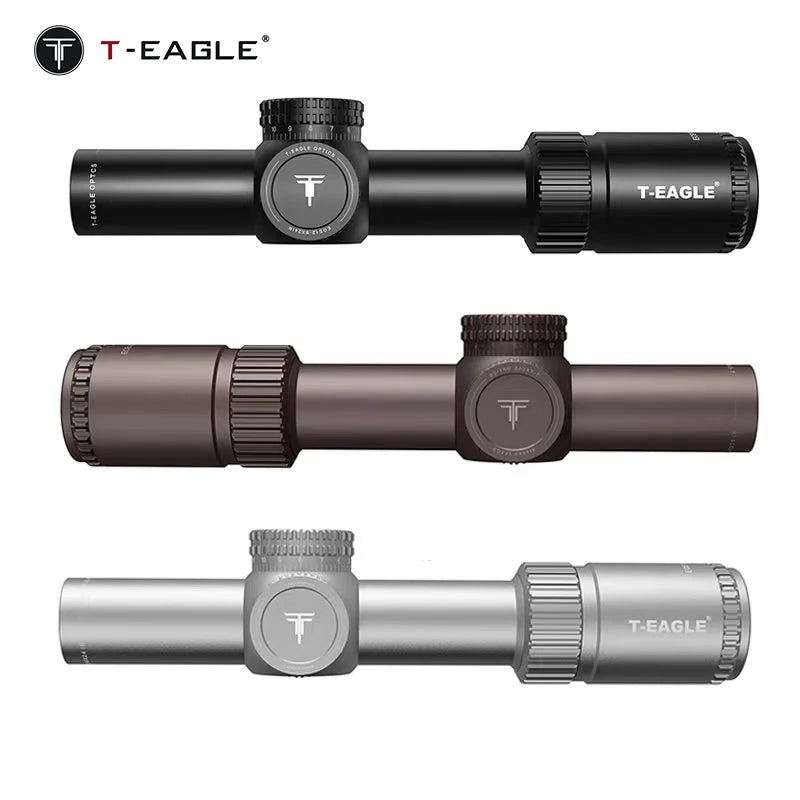 SmartGearPros T-EAGLE EOS 1.2-6 X24 IR Tactical LPVO Riflescope - Hunting Optical Collimator Air Gun