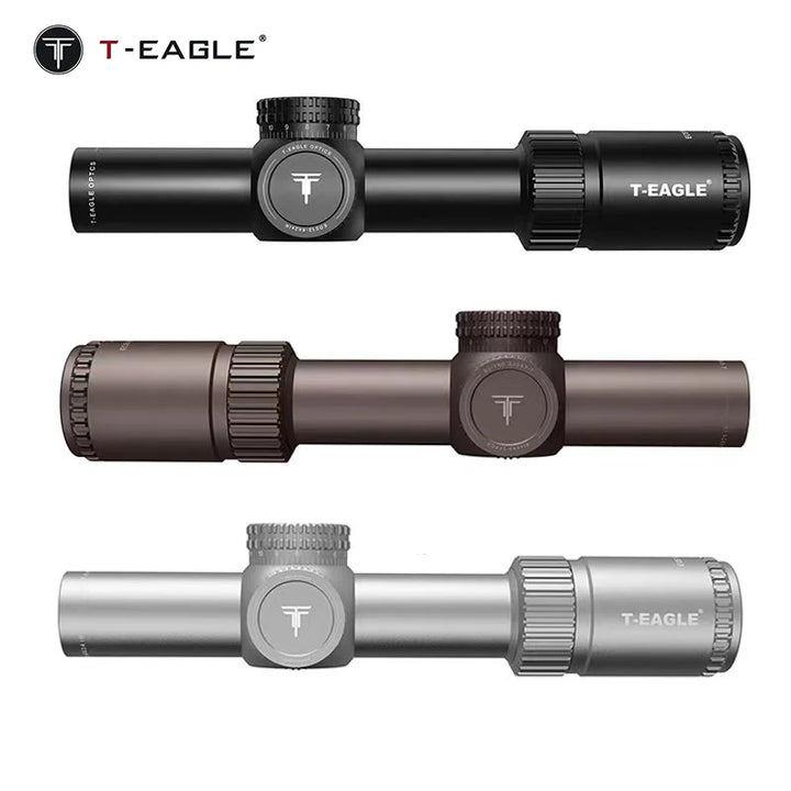 SmartGearPros T-EAGLE EOS 1.2-6 X24 IR Tactical LPVO Riflescope - Hunting Optical Collimator Air Gun