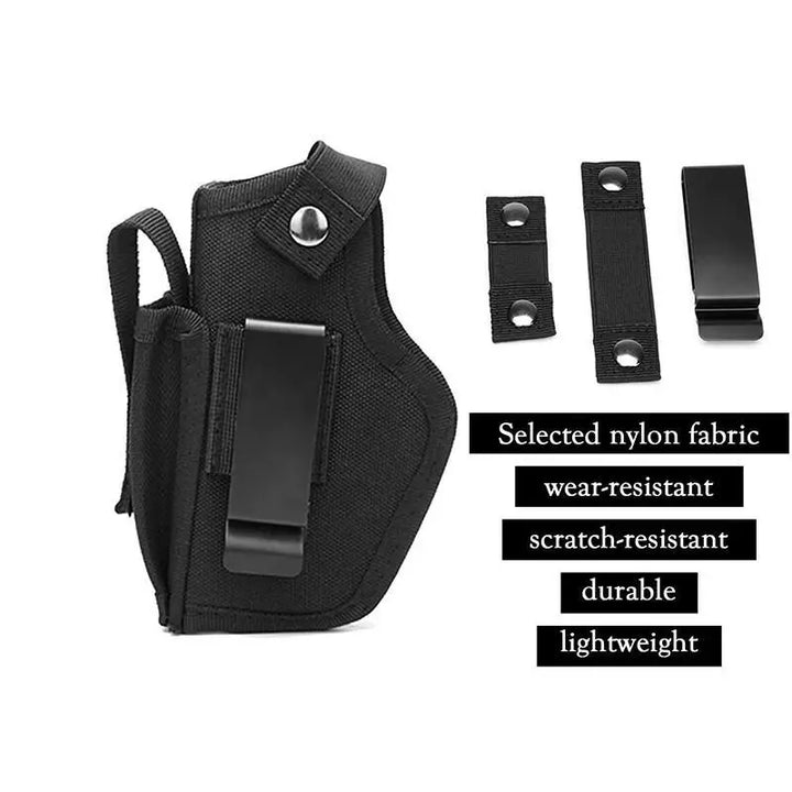 SmartGearPros Outdoor Tactical Gun Holster with Bullet Clip - Universal IWB/OWB Pistol Bag