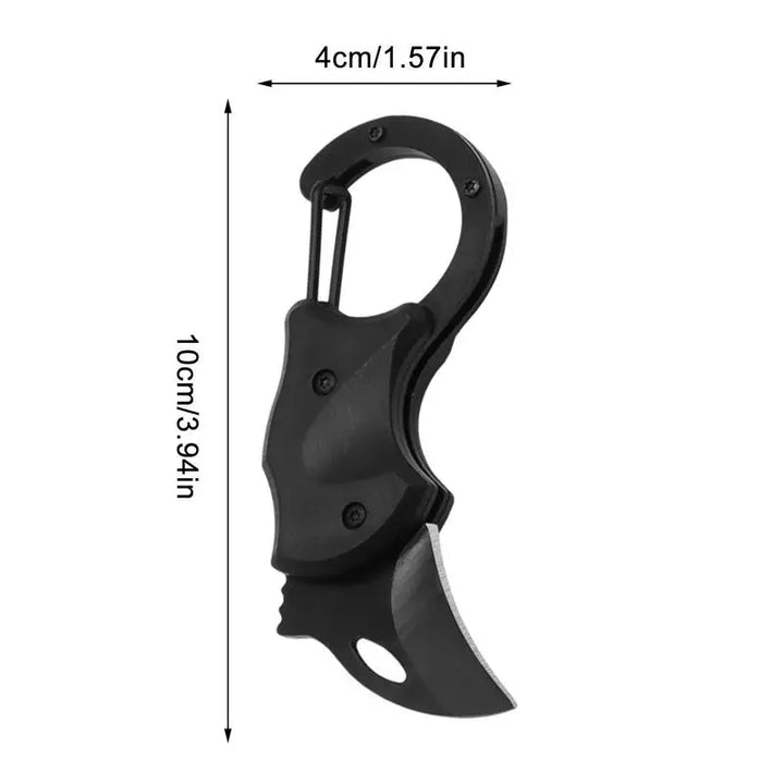 SmartGearPros Small Carabiner Folding Knife – Multi-Function Pocket Knife for Camping & Everyday Carry