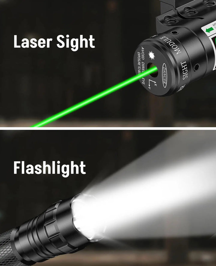 4-16x50 AO Rifle Scope Combo – Rangefinder, Red Dot & Green Laser