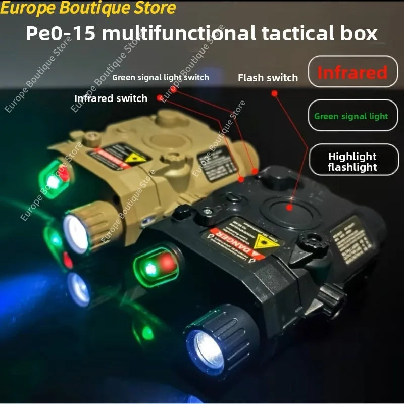 PEQ-15 Tactical Laser & Flashlight Combo – 20mm Rail Mount