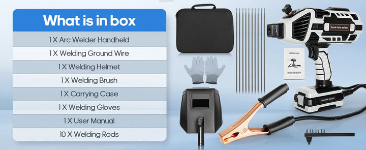 SmartGearPros Handheld Welder Machine – 110V Portable ARC Welding Machine for DIY & Professional Use