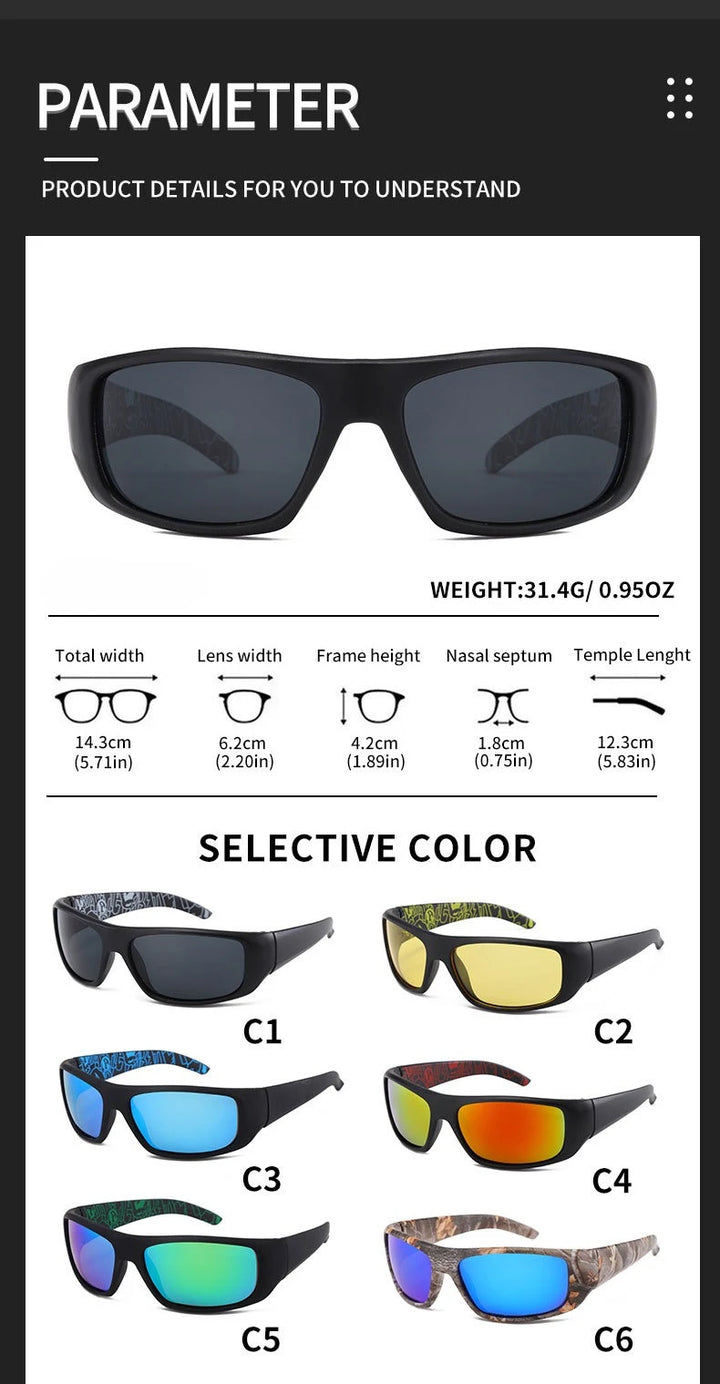 TAGION Polarized Sunglasses – UV400 Protection for Outdoor Sports & Driving