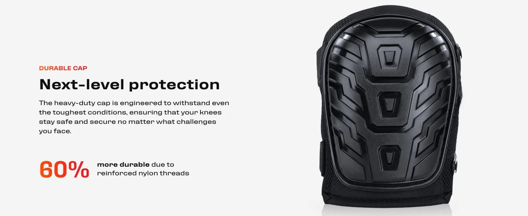 Professional Heavy Duty Eva Foam Padding Knee Pads With Comfortable Gel Cushion And Adjustable Straps For Working Gardning product image showing features or usage