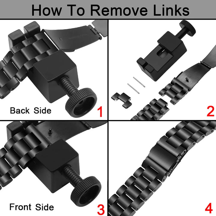 Watch band and packaging shown together