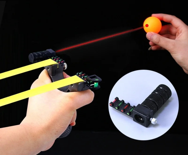 SmartGearPros New Outdoor Hunting Shooting Slingshot - Laser Aiming System for Precision
