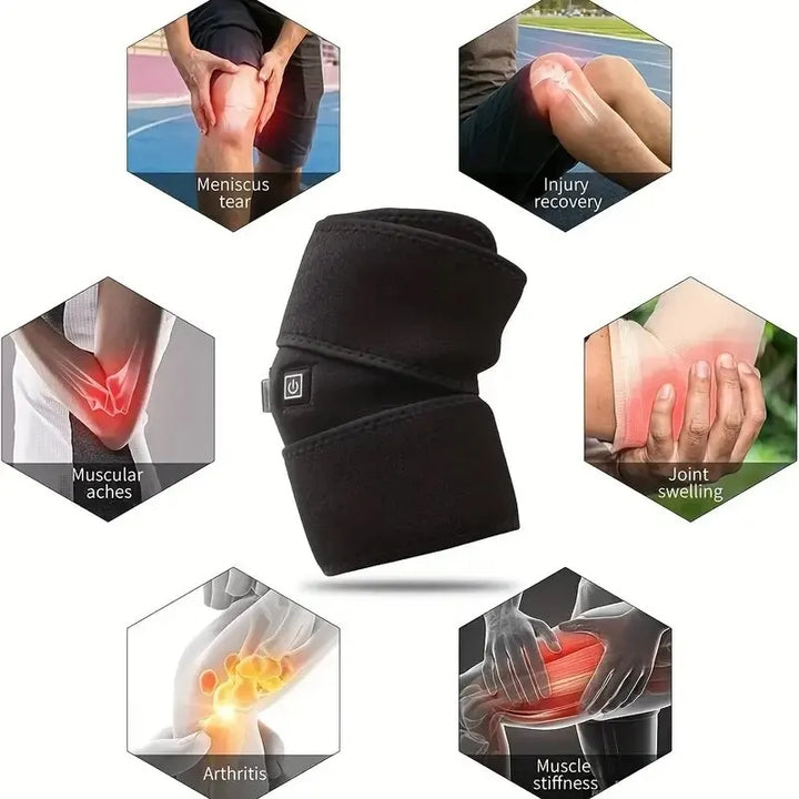 SmartGearPros Electric Heated Knee Pad – Pain Relief & Joint Support for Arthritis & Injury Recovery