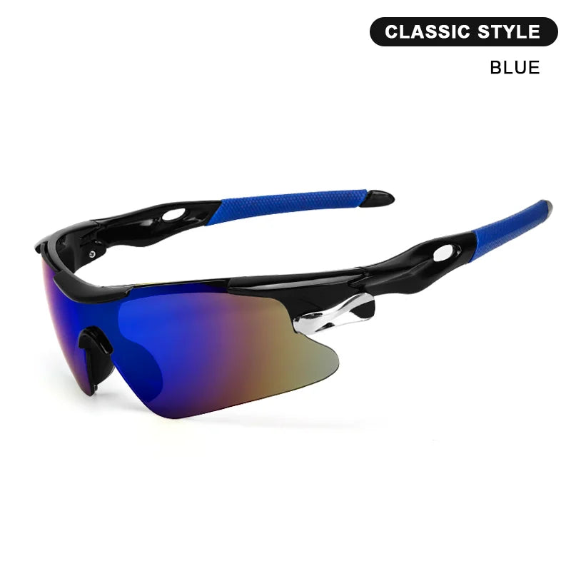 Riderace Sports Men Sunglasses Road Bicycle Glasses Mountain Cycling Riding Protection Goggles Eyewear Mtb Bike Sun Glasses product image showing features or usage
