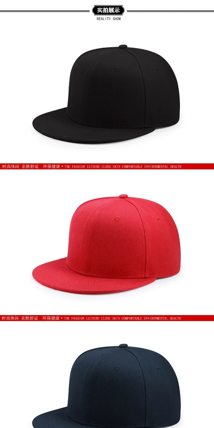 Big Bone Man Plus Size 64Cm Baseball Caps Adult Flat Peak Hip Hop Fitted Hat Men Women Large Size Snapback Cap Size 60Cm 62Cm product image showing features or usage